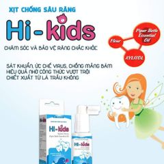 Hi-Kids – Xịt Chống Sâu Răng - Bảo Vệ Răng Sữa Cho Trẻ Em