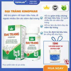 Đại Tràng Kingphar – Hỗ Trợ Giảm Rối Loạn Tiêu Hóa, Đi Ngoài Nhiều Lần Do Viêm Đại Tràng