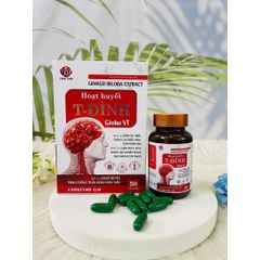 Hoạt Huyết T-Đình Ginko VT – Hỗ Trợ Tăng Cường Tuần Hoàn Não, Giảm Hoa Mắt Chóng Mặt