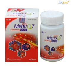 Midu MenaQ7 360mcg Care – Hỗ Trợ Giảm Mỡ Máu, Hỗ Trợ Giảm Nguy Cơ Hình Thành Cục Máu Đông