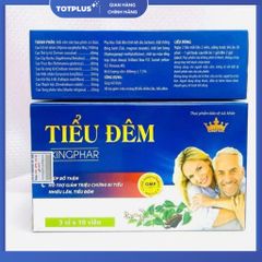 Tiểu Đêm Kingphar – Giúp Bổ Thận, Hỗ Trợ Giảm Tiểu Nhiều Lần, Tiểu Đêm - Hộp 30 Viên