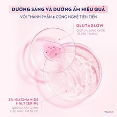 Serum Vaseline Gluta-Hya – Dưỡng Sáng Da Chuyên Sâu, Bảo Vệ Da Sáng Mịn, Căng Bóng - 300ml - 70ml