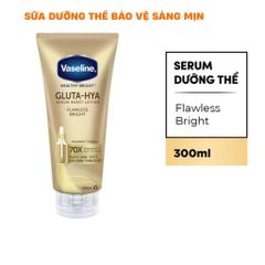 Serum Vaseline Gluta-Hya – Dưỡng Sáng Da Chuyên Sâu, Bảo Vệ Da Sáng Mịn, Căng Bóng - 300ml - 70ml