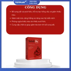 Sắt Solvit Fe – Sắt Bisglycinate Chelate Albion Hấp Thu Cao, Hỗ Trợ Tạo Máu, Giảm Nguy Cơ Thiếu Máu