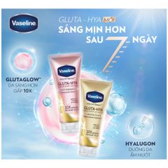 Serum Vaseline Gluta-Hya – Dưỡng Sáng Da Chuyên Sâu, Bảo Vệ Da Sáng Mịn, Căng Bóng - 300ml - 70ml