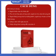 Sắt Solvit Fe – Sắt Bisglycinate Chelate Albion Hấp Thu Cao, Hỗ Trợ Tạo Máu, Giảm Nguy Cơ Thiếu Máu