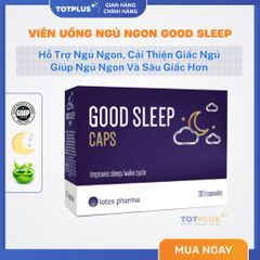 Viên Uống Ngủ Ngon Good Sleep – Hỗ Trợ Ngủ Ngon, Cải Thiện Giấc Ngủ Giúp Ngủ Ngon Và Sâu Giấc Hơn