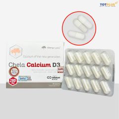 3 Hộp Canxi Chela Calcium D3 - Bổ Sung Canxi & D3 Cho Mẹ Bầu, Người Lớn Và Người Có Nhu Cầu - 1 Hộp 30 Viên