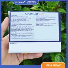 Viên Uống Ngủ Ngon Good Sleep – Hỗ Trợ Ngủ Ngon, Cải Thiện Giấc Ngủ Giúp Ngủ Ngon Và Sâu Giấc Hơn