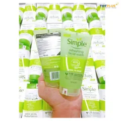 Bộ đôi sữa rửa mặt Simple 150ml và nước tẩy trang Simple 200ml