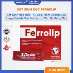 Sắt Ferrolip – Sắt Sinh Học Hấp Thu Cao Nhập Khẩu Italy Cho Mẹ Bầu & Người Thiếu Sắt