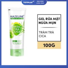 Gel Rửa Mặt Hazeline 100g - 40g - Da Sạch Sáng, Mịn Màng, Khỏe Khoắn - Chính hãng Unilever
