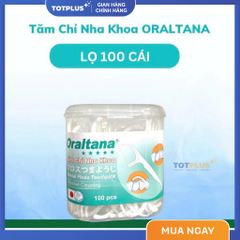 Tăm Chỉ Nha Khoa Oraltana – Làm Sạch Kẽ Răng Hiệu Quả, Bảo Vệ Nụ Cười Khỏe Mạnh - Hộp 100 Que