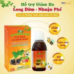 Siro Ho Lá Thường Xuân Tỏi Đen Chanh Đào Letco 125ml - Hỗ Trợ Giảm Ho, Giảm Đờm