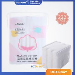 Bông Tẩy Trang Lameila 222 Miếng – Cotton Tẩy Trang 3 Lớp Mềm Mịn, Không Xơ, Làm Sạch Hiệu Quả