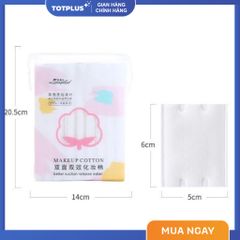 Bông Tẩy Trang Lameila 222 Miếng – Cotton Tẩy Trang 3 Lớp Mềm Mịn, Không Xơ, Làm Sạch Hiệu Quả