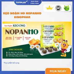 Kẹo Ngậm Ho Nopanho Keo Ong Kingphar – Hỗ Trợ Giảm Ho, Dịu Họng, Tăng Sức Đề Kháng