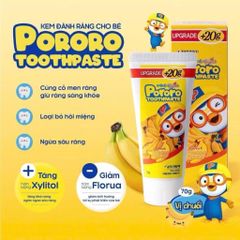 Kem Đánh Răng Cho Bé Pororo - Bảo Vệ Răng Sữa Của Bé Ngay Từ Những Ngày Đầu, Giúp Chống Sâu Răng