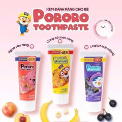 Kem Đánh Răng Cho Bé Pororo - Bảo Vệ Răng Sữa Của Bé Ngay Từ Những Ngày Đầu, Giúp Chống Sâu Răng