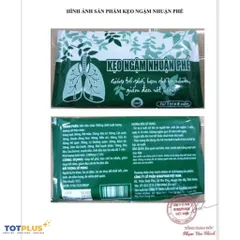 Kẹo ngậm nhuận phế Kingphar - vỉ 8 viên - Giúp bổ phế, hạn chế ho nhiều, giảm đau rát họng