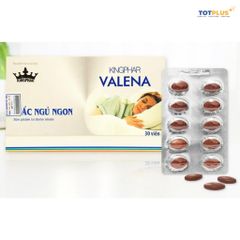 Valena Kingphar - Giúp An Thần, Hỗ Trợ Ngủ Ngon Giấc, Giảm Căng Thẳng - Hộp 30 viên