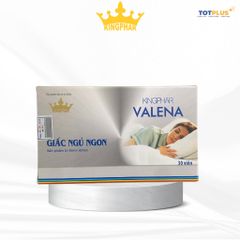 Valena Kingphar - Giúp An Thần, Hỗ Trợ Ngủ Ngon Giấc, Giảm Căng Thẳng - Hộp 30 viên