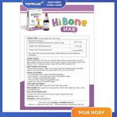Vitamin D3,K2 Cho Trẻ Hi Bone Max – Tối Ưu Hấp Thu Canxi, Hỗ Trợ Phát Triển Xương, Răng Cho Trẻ