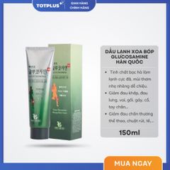 Dầu Xoa Bóp Glucosamine - Hỗ Trợ Giảm Đau Xương Khớp, Mỏi Gối, Đau Lưng, Vai Gáy - Hàng Chính Ngạch