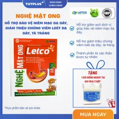 Nghệ Mật Ong Letco – Hỗ Trợ Bảo Vệ Dạ Dày, Hỗ Trợ Giảm Triệu Chứng Viêm Loét Dạ Dày Tá Tràng