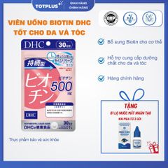 DHC Biotin 500mcg Nhật Bản 30 Ngày – Hỗ Trợ Chăm Sóc Da Và Tóc (Gói 30 Viên)