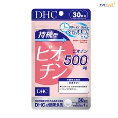 DHC Biotin 500mcg Nhật Bản 30 Ngày – Hỗ Trợ Chăm Sóc Da Và Tóc (Gói 30 Viên)