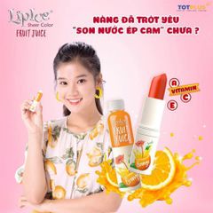 Son dưỡng môi có màu LipIce Fruit Juice - giúp làn môi của bạn mềm mại và tươi tắn - Thỏi son 4g