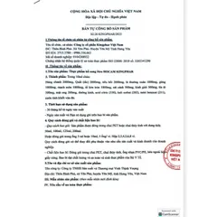 Siro Ho Cam Kingphar - Hỗ Trợ Giảm Ho, Cảm, Sốt - Thành Phần Từ Nguyên Liệu Thiên Nhiên