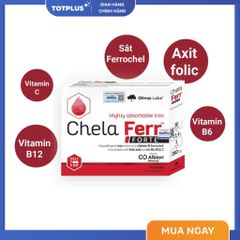 Sắt Chela Ferr Forte - Bổ Sung Sắt Ferrochel Dễ Hấp Thu Và Axit Folic Cho Bà Bầu, Sau Sinh