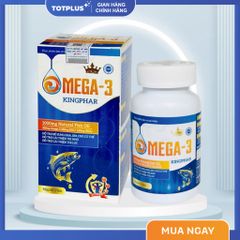 Omega-3 Kingphar - Hỗ Trợ Tăng Cường Trí Nhớ Và Cải Thiện Thị Lực - Hộp 60 Viên
