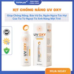 Xịt Chống Nắng UV OXY Gentitanium SPF50+ PA++++ – Chống Nắng Toàn Thân, Chống Nước, Thấm Nhanh