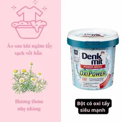 Bột tẩy trắng quần áo Denkmit, làm sạch vết ố,không ăn mòn vải,không độc hại