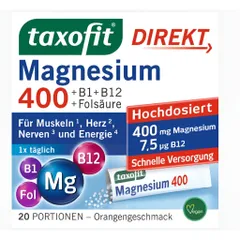 Taxofit Magnesium 400 + B1 + B12, Folsaure
