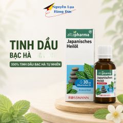 Dầu thảo dược bạc hà Japanisches Heilol,giúp thông mũi, thoa vào da để làm giảm đau đầu, đau bụng