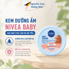 Kem dưỡng da Nivea Baby solf creme dành cho trẻ em từ sơ sinh,người lớn , Hũ 200ml mẫu mới