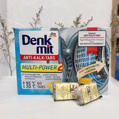 [Combo 5 viên] Viên tẩy lồng máy giặt Denkmit hàng Đức