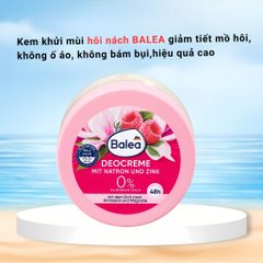 Kem BALEA khửi mùi hôi nách, giảm tiết mồ hôi, không gây ố áo