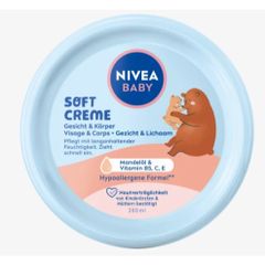 Kem dưỡng da Nivea Baby solf creme dành cho trẻ em từ sơ sinh,người lớn , Hũ 200ml mẫu mới