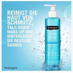 Gel rửa mặt NEUTROGENA HYDRO BOOST làm sạch bụi bẩn,giữ ẩm da, dùng cho mọi loại da