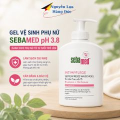 Dung dịch vệ sinh phụ nữ SEBAMED làm sạch nhẹ nhàng an toàn