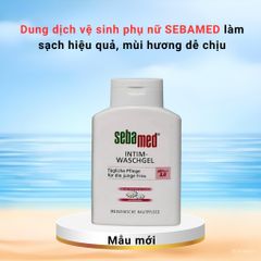 Dung dịch vệ sinh phụ nữ SEBAMED làm sạch nhẹ nhàng an toàn