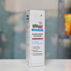 Sữa rửa mặt SEBAMED tạo bọt, kháng khuẩn, làm sạch lỗ chân lông, dùng cho mọi loại da