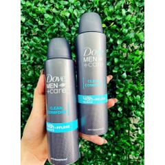 Xịt khử mùi DOVE MEN ngăn tiết mồ hôi không làm ố áo,lưu hương tới 72 giờ