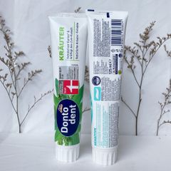 Kem đánh răng DONTODENT KRAUTER bảo vệ răng chắc khỏe tuýp 125ml