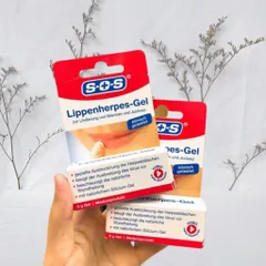 Gel SOS Lippen herpes chữa tróc mép,  làm giảm đau, ngứa, lan vết loét một cách nhanh chóng